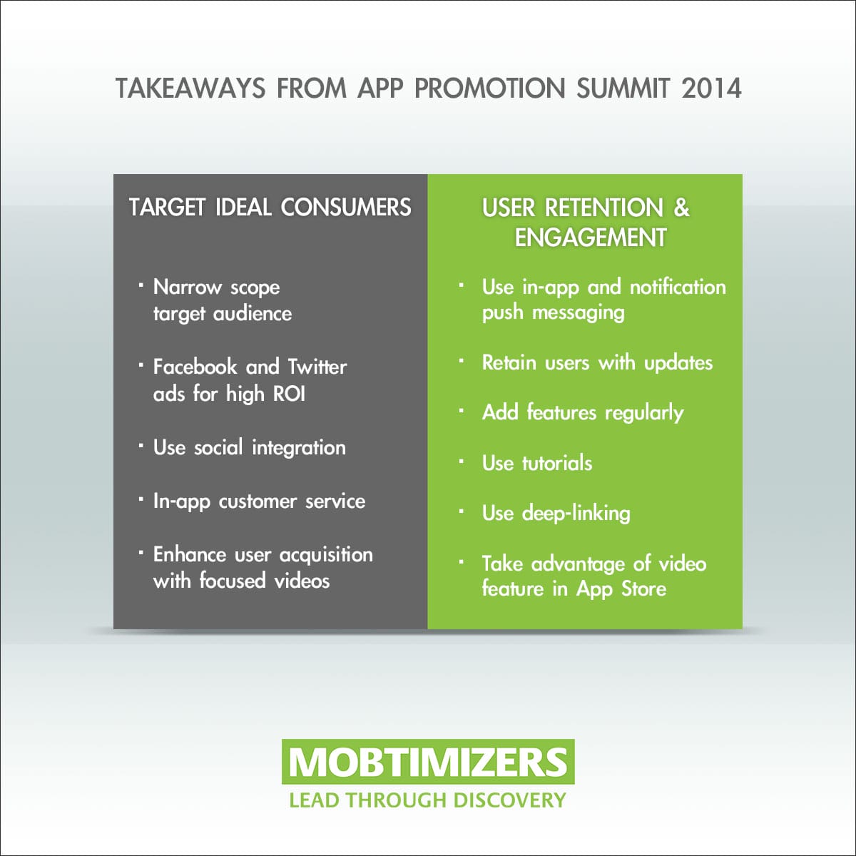 Takeaways from App Promotion Summit 2014.