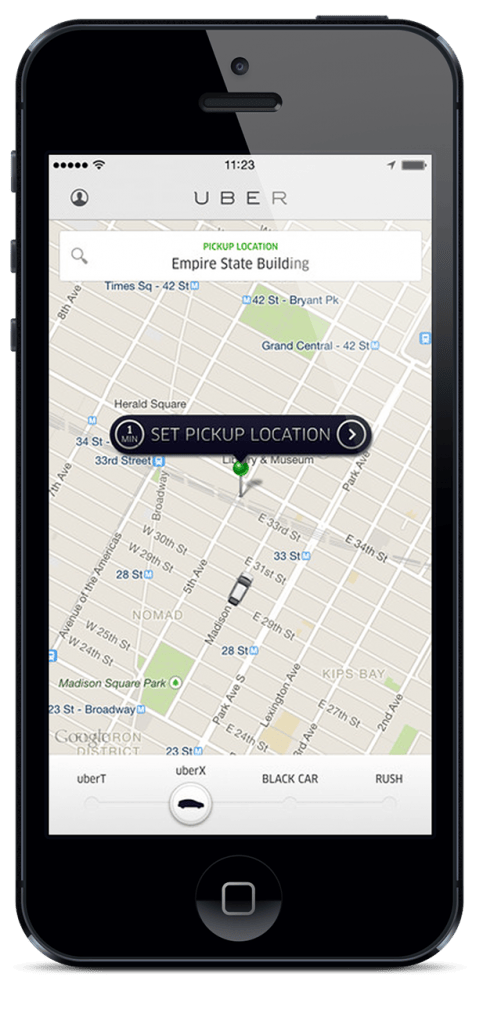 Uber app